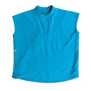 Teal Rafael Figs top